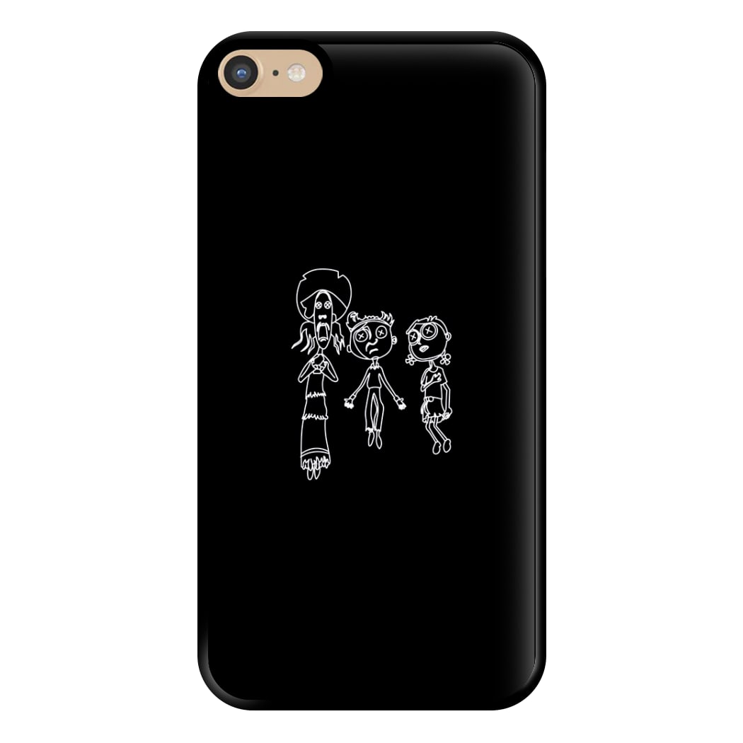 Cor Outline Phone Case for iPhone 6 Plus / 7 Plus / 8 Plus