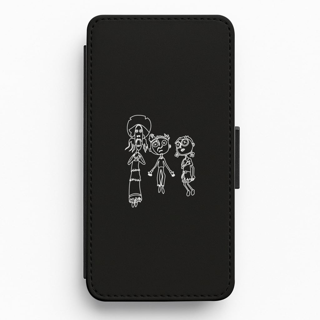 Cor Outline Flip / Wallet Phone Case