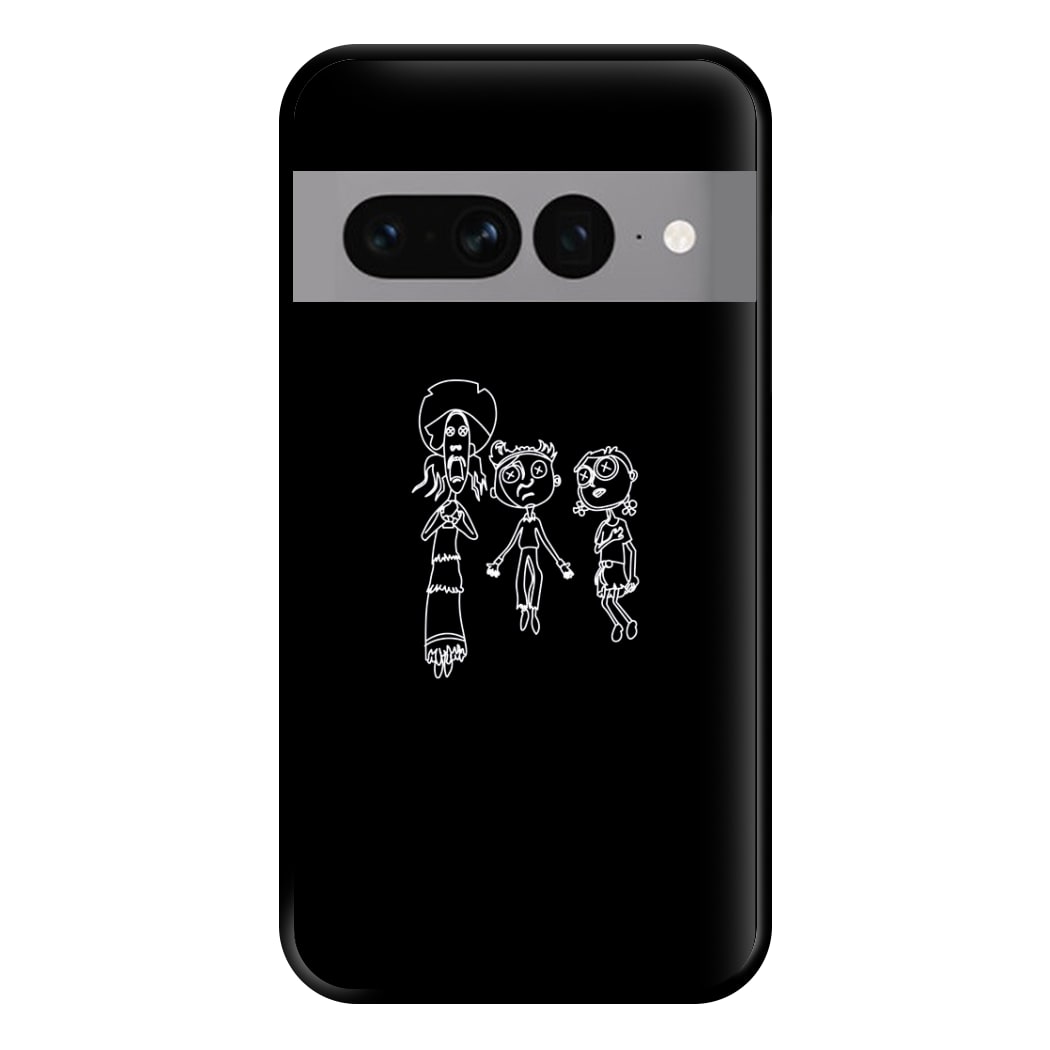 Cor Outline Phone Case for Google Pixel 7 Pro