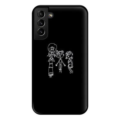 Cor Outline Phone Case for Galaxy S21 Plus