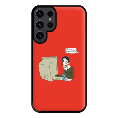Are You Winning Dad Phone Case for Galaxy S23 Ultra