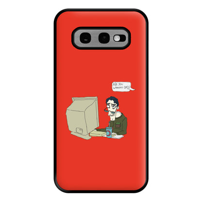 Are You Winning Dad Phone Case for Galaxy S10e
