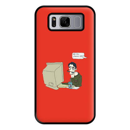 Are You Winning Dad Phone Case for Galaxy S8 Plus