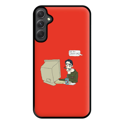 Are You Winning Dad Phone Case for Galaxy A14