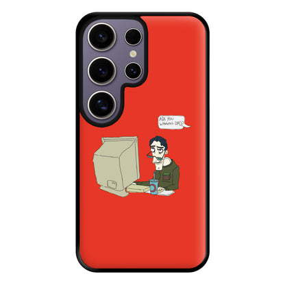 Are You Winning Dad Phone Case for Galaxy S25 Ultra