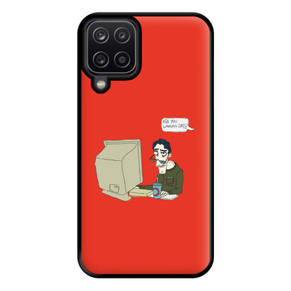 Are You Winning Dad Phone Case for Galaxy A12