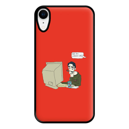 Are You Winning Dad Phone Case for iPhone XR