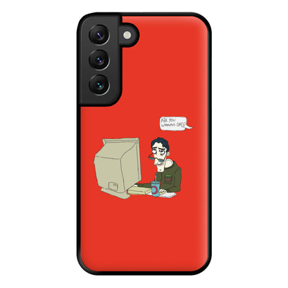 Are You Winning Dad Phone Case for Galaxy S22 Plus