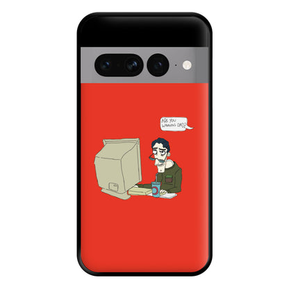 Are You Winning Dad Phone Case for Google Pixel 7 Pro