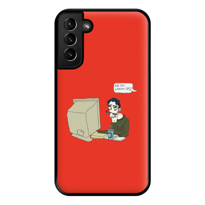 Are You Winning Dad Phone Case for Galaxy S21 Plus