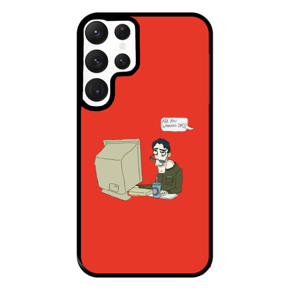 Are You Winning Dad Phone Case for Galaxy S22 Ultra