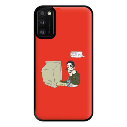 Are You Winning Dad Phone Case for Galaxy A41