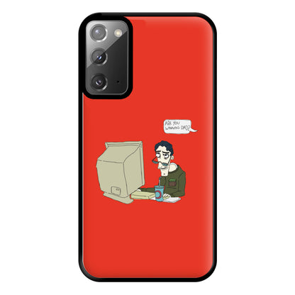Are You Winning Dad Phone Case for Galaxy Note 20 Ultra