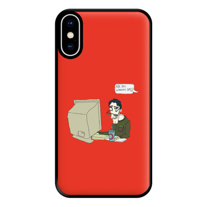 Are You Winning Dad Phone Case for iPhone XS Max