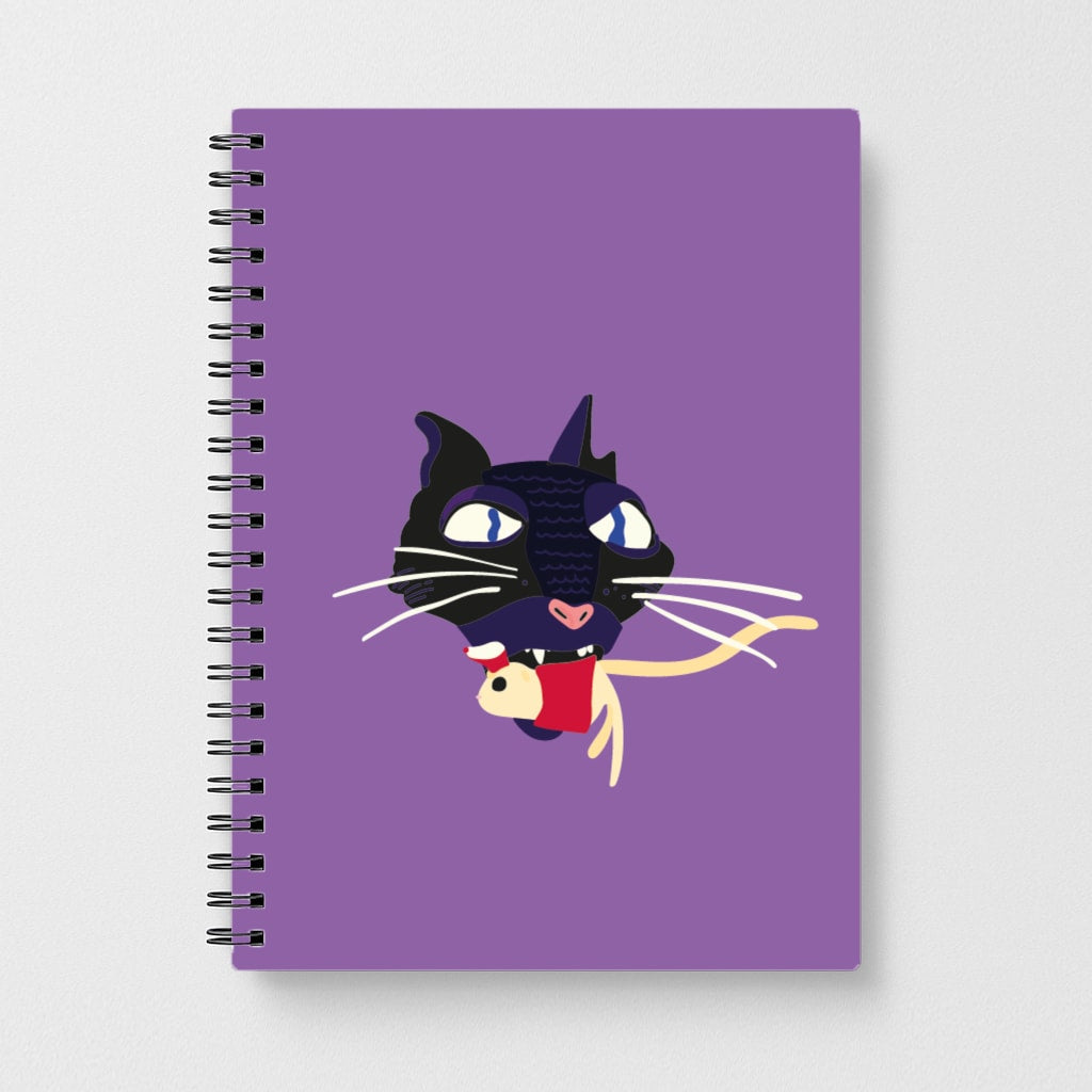 Mouse Eating Notebook