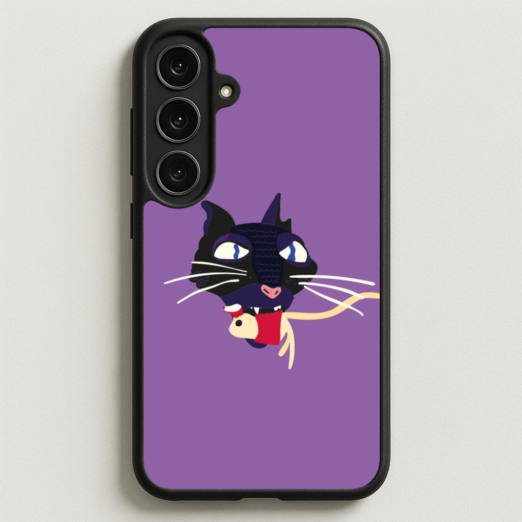 Mouse Eating Phone Case for Galaxy S25FE