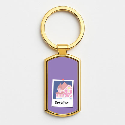House Gold Keyring