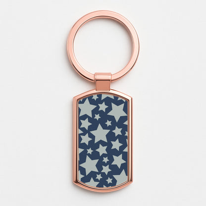 Stars Rose Gold Keyring