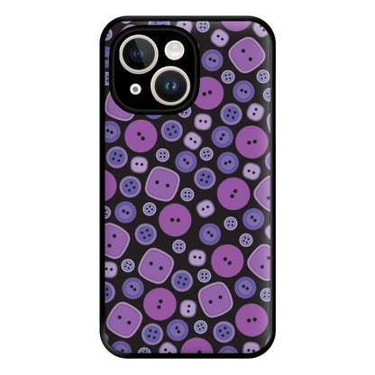 Button Pattern Phone Case for iPhone 14 Plus