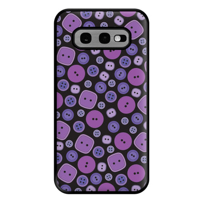 Button Pattern Phone Case for Galaxy S10e