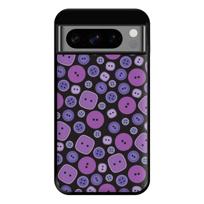 Button Pattern Phone Case for Google Pixel 8 Pro