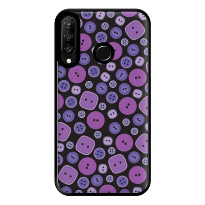 Button Pattern Phone Case for Huawei P30 Lite