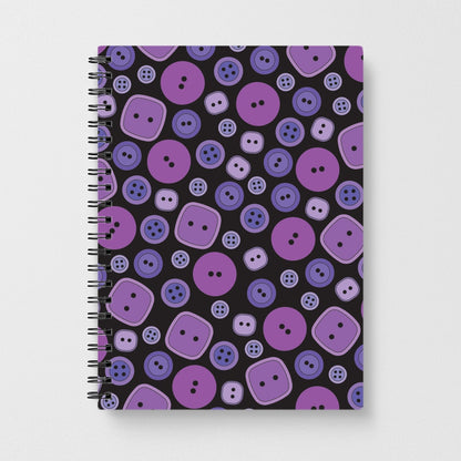 Button Pattern Notebook