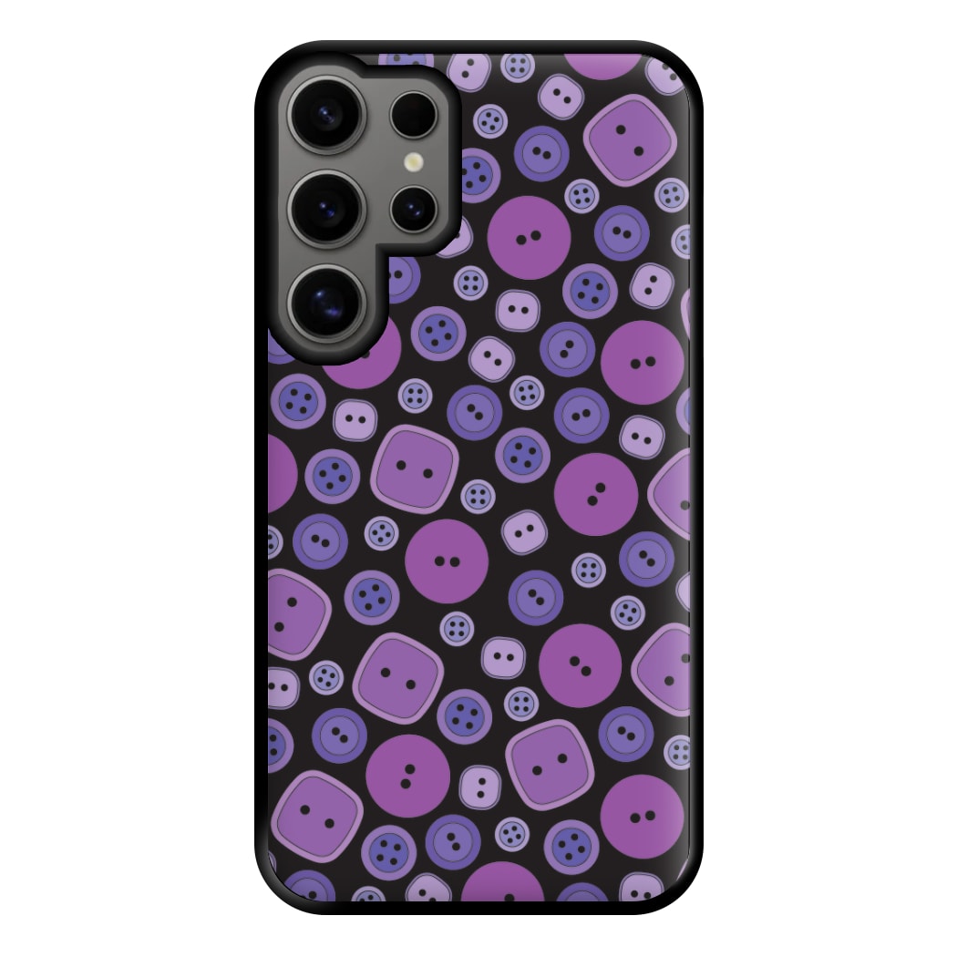 Button Pattern Phone Case for Galaxy S24 Ultra