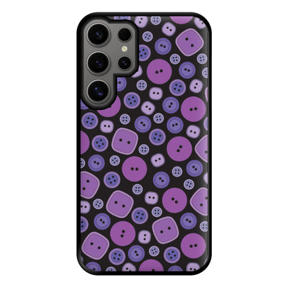 Button Pattern Phone Case for Galaxy S24 Ultra