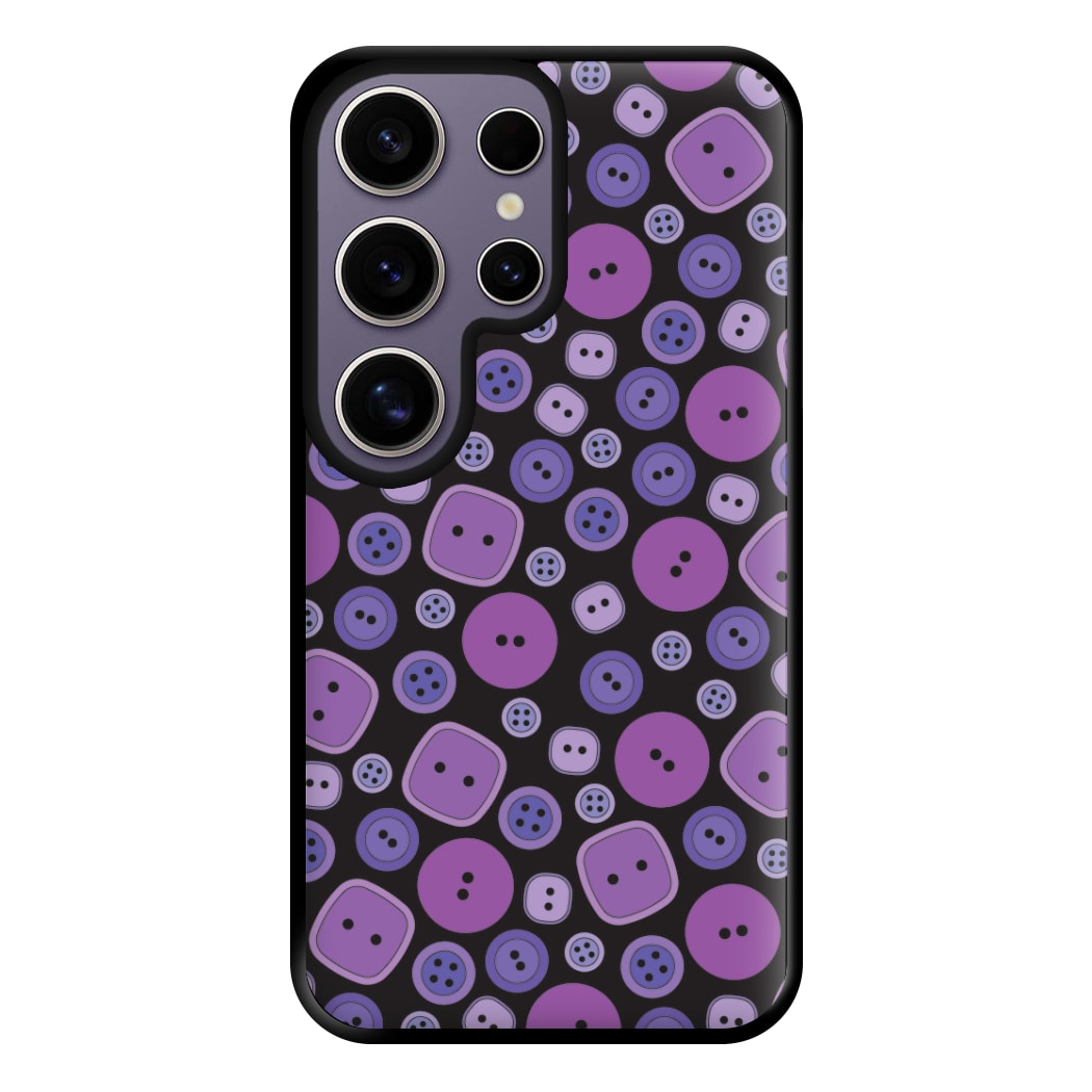 Button Pattern Phone Case for Galaxy S25 Ultra
