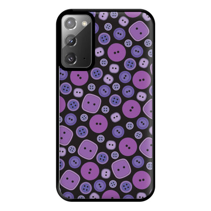 Button Pattern Phone Case for Galaxy Note 20 Ultra