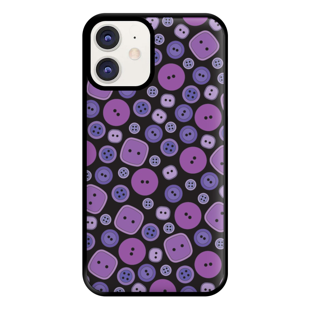 Button Pattern Phone Case for iPhone 11