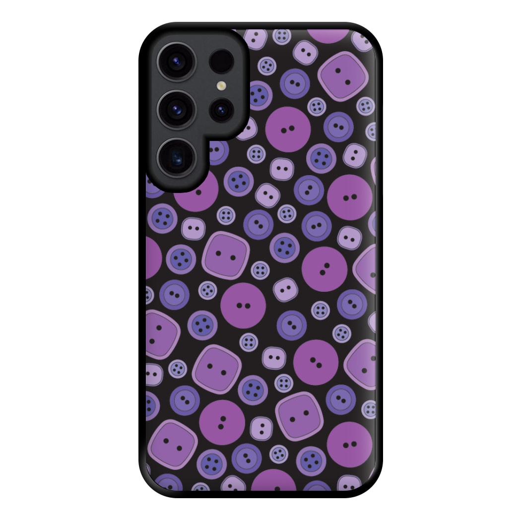 Button Pattern Phone Case for Galaxy S23 Ultra