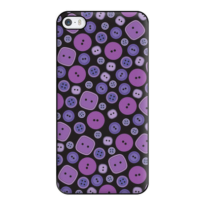 Button Pattern Phone Case for iPhone 5 / 5s / SE 2016