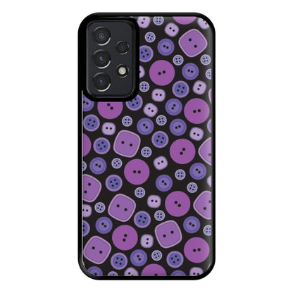 Button Pattern Phone Case for Galaxy A52 / A52s