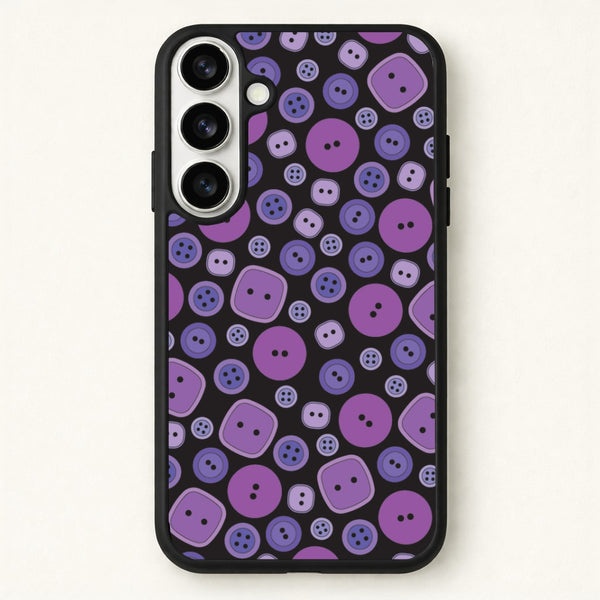 Button Pattern Phone Case for Galaxy S26