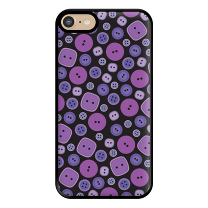 Button Pattern Phone Case for iPhone 6 / 7 / 8 / SE