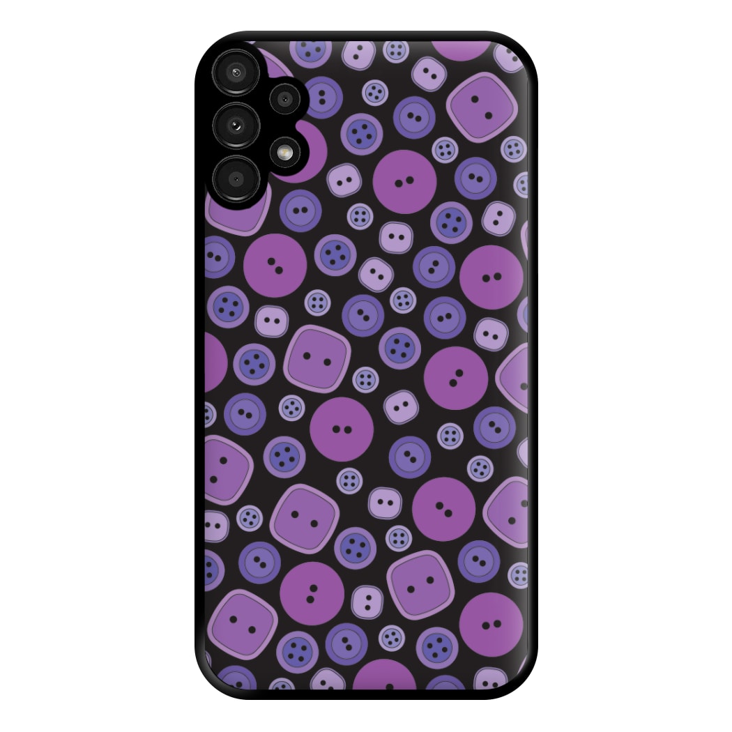 Button Pattern Phone Case for Galaxy A13