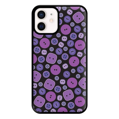 Button Pattern Phone Case for iPhone 13 Mini
