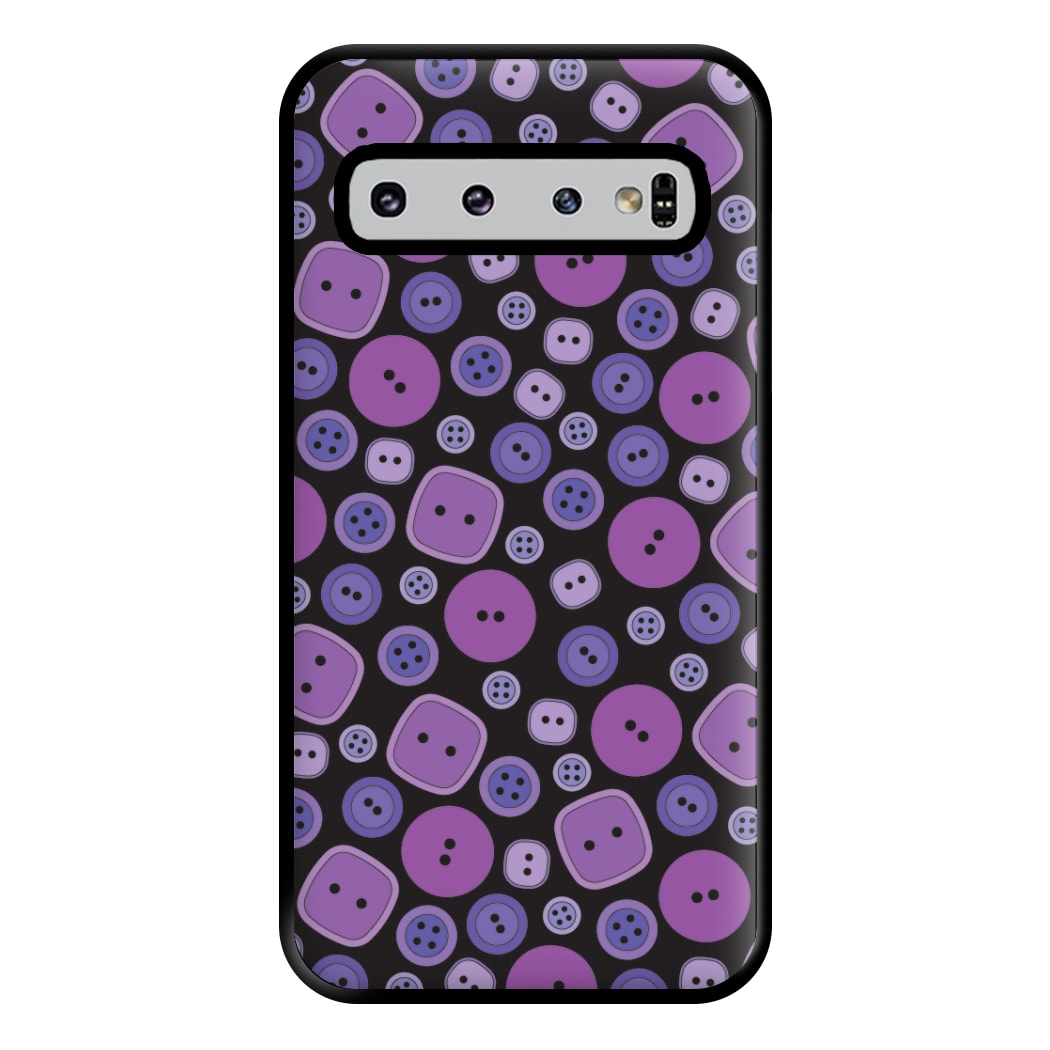 Button Pattern Phone Case for Galaxy S10 Plus