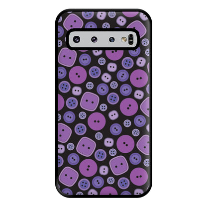 Button Pattern Phone Case for Galaxy S10 Plus