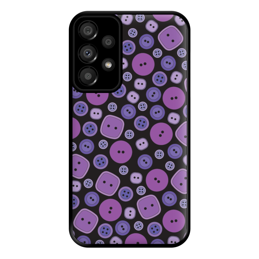 Button Pattern Phone Case for Galaxy A33