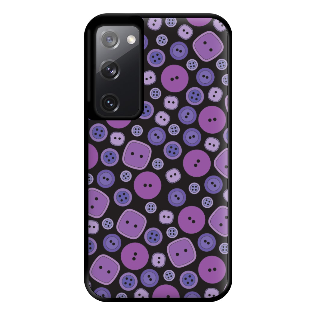Button Pattern Phone Case for Galaxy S20FE