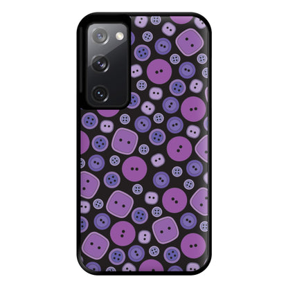 Button Pattern Phone Case for Galaxy S20FE