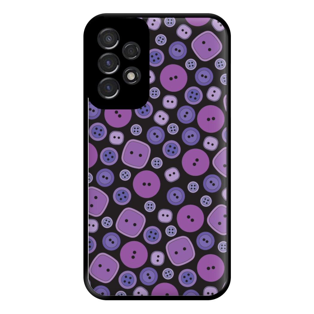 Button Pattern Phone Case for Galaxy A53