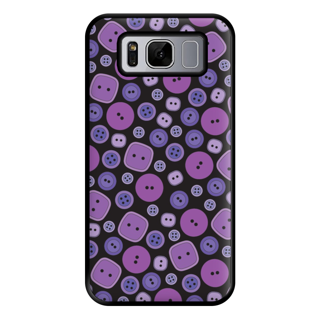 Button Pattern Phone Case for Galaxy S8 Plus