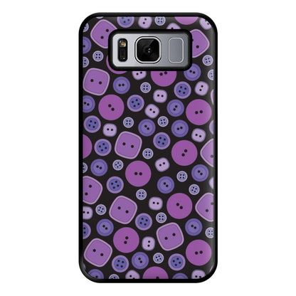 Button Pattern Phone Case for Galaxy S8 Plus
