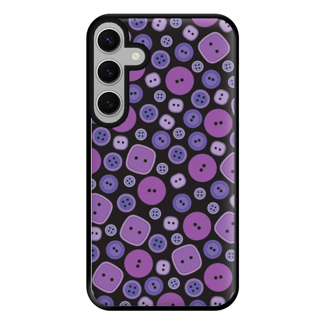 Button Pattern Phone Case for Galaxy S24FE