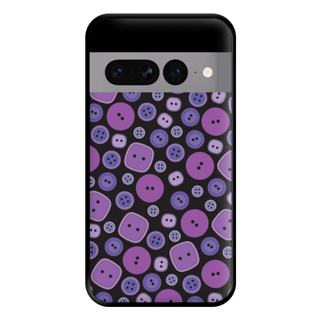 Button Pattern Phone Case for Google Pixel 7 Pro