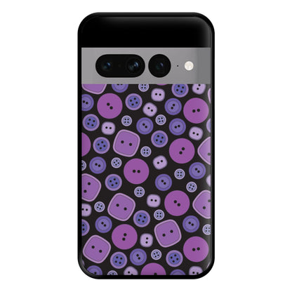 Button Pattern Phone Case for Google Pixel 7 Pro